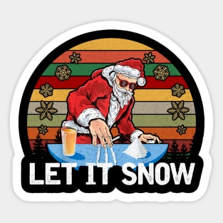 LET IT SNOW Sticker